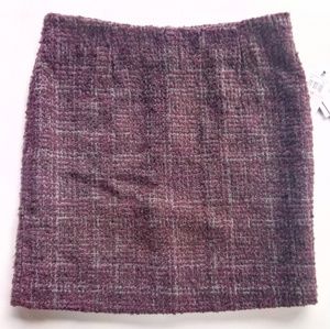 Amanda & Chelsea Wine Mini Stretch Skirt Size 10
